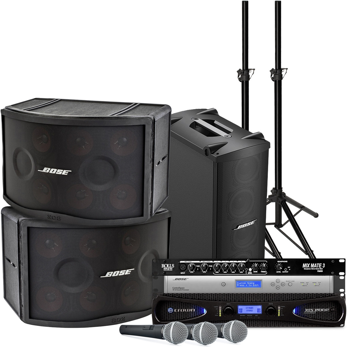 Bose Gymnasium System with 2 802 Series IV Loudspeakers MB4