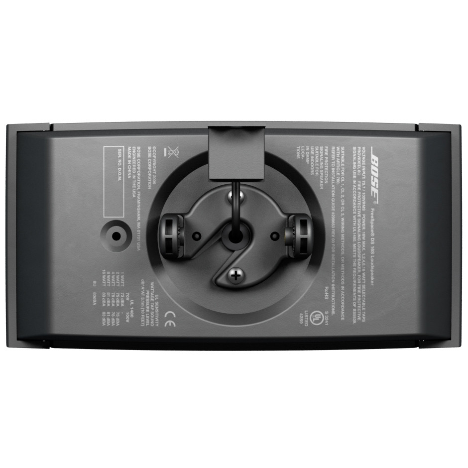 BOSE FreeSpace® DS 16S Loudspeaker Bose FreeSpace DS 16S Loudspeaker 8 Ohm 70/100V - Black