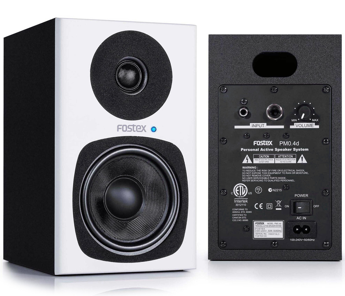 Fostex PM0.4d 4 inch Powered Studio Monitors - Pair