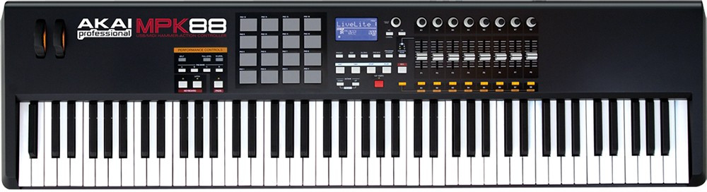 inMusic Brands Akai Professional MPK mi… AKAI MPK88 USB/MIDI Performance Keyboard
