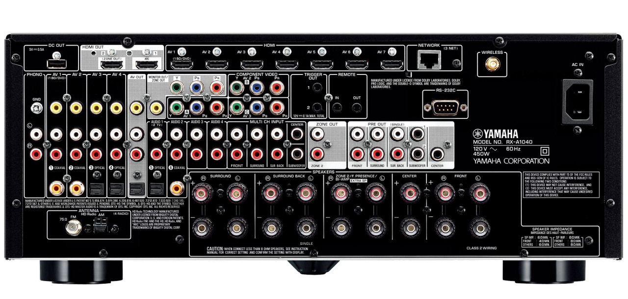Yamaha RX-A1040 AVENTAGE 7.2 Channel AV Receiver