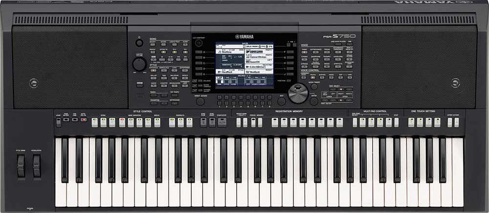 Yamaha PSR-S750 61 Key Arranger Workstation Keyboard