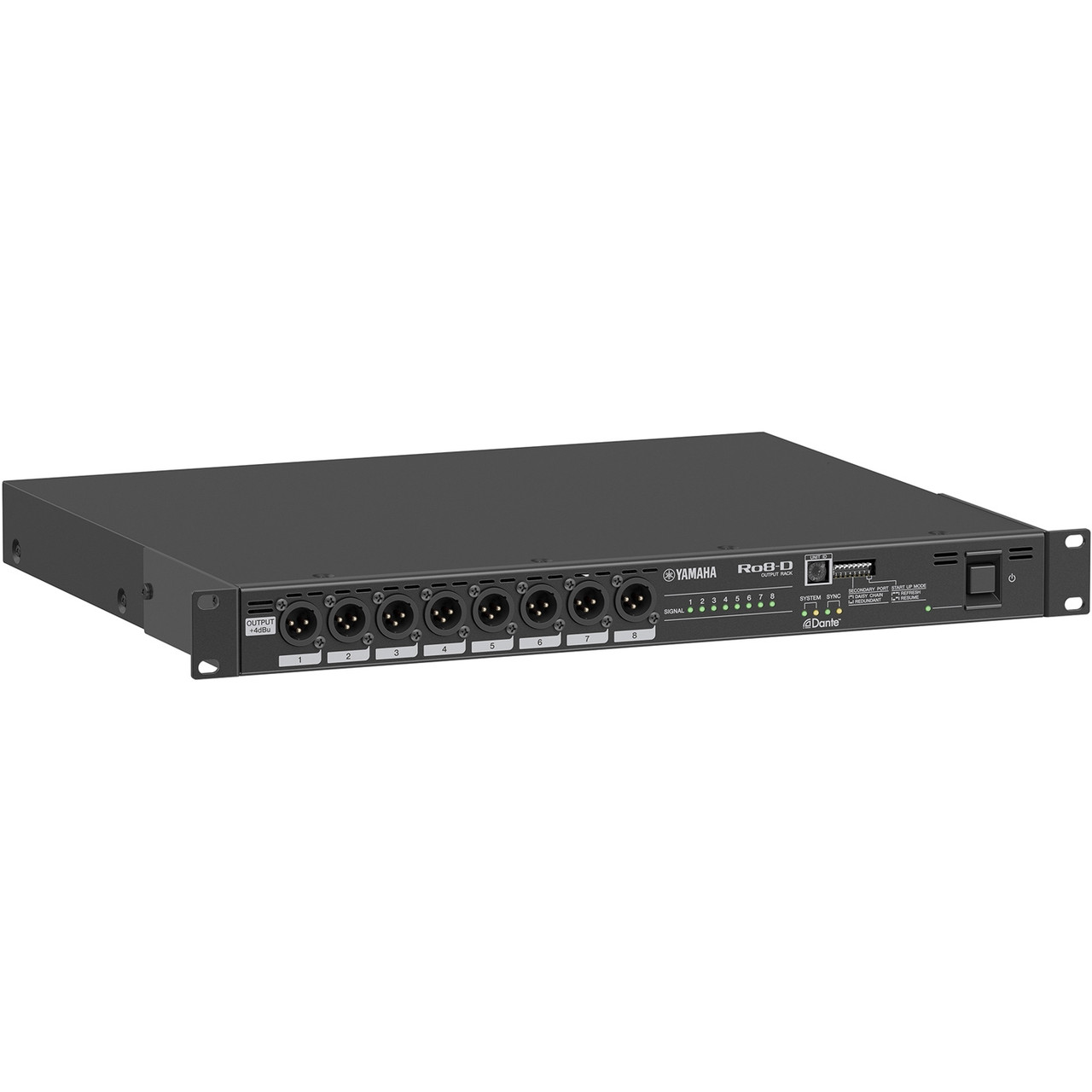 Yamaha Ro8-D Dante 8 Output Rack Unit