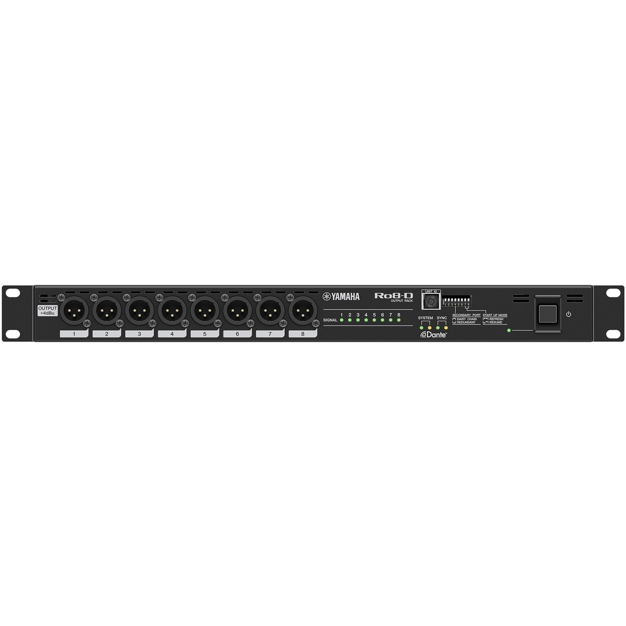 Yamaha Ro8-D Dante 8 Output Rack Unit