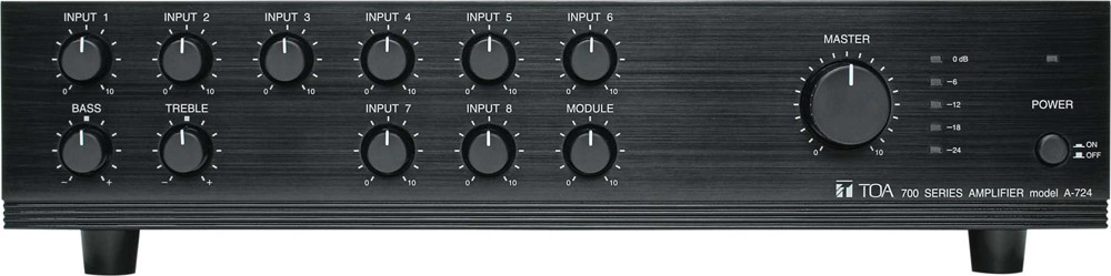 TOA A-712 9-Channel 120W Integrated Mixer Amplifier