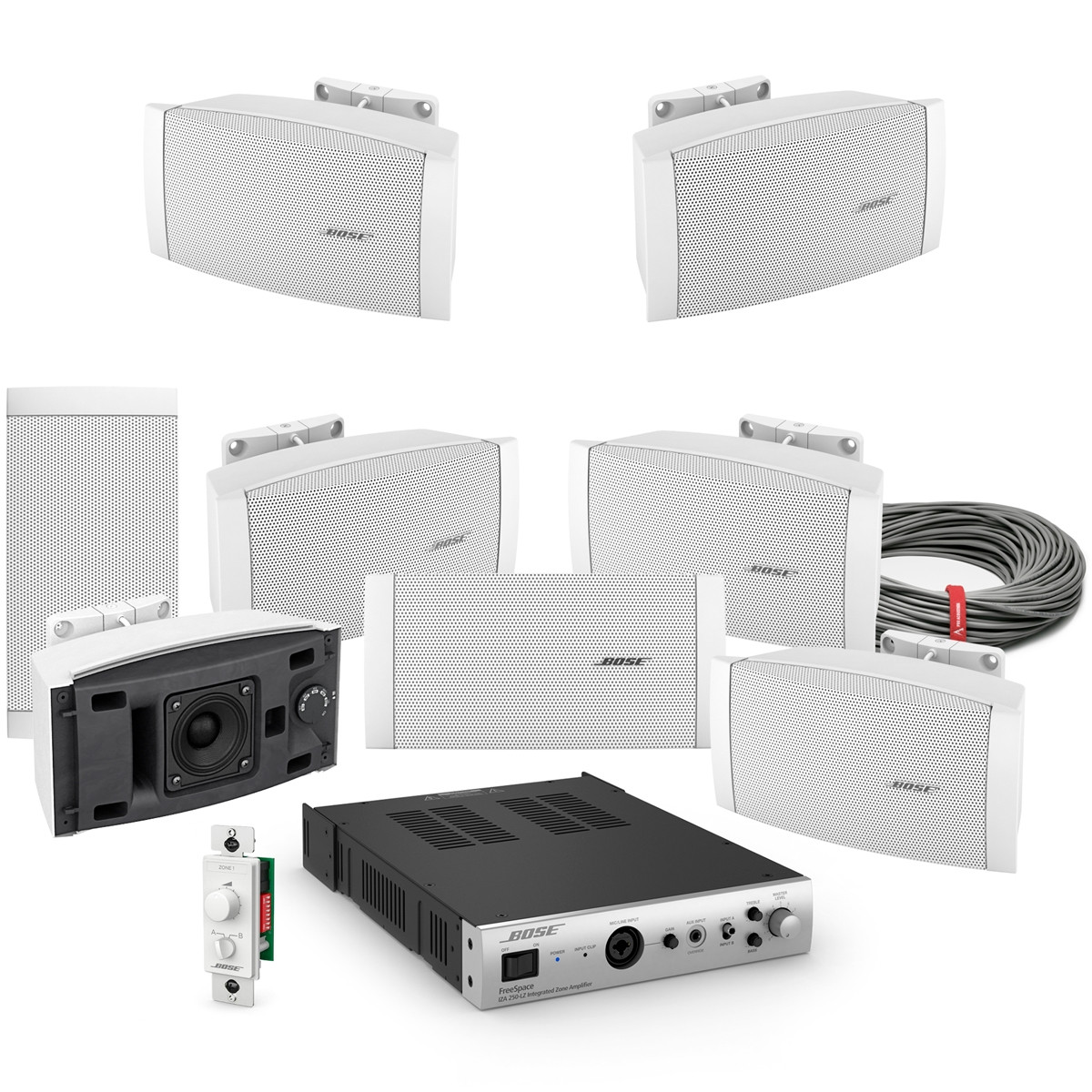 Bose Restaurant Sound System with 8 Indoor Outdoor FreeSpace DS