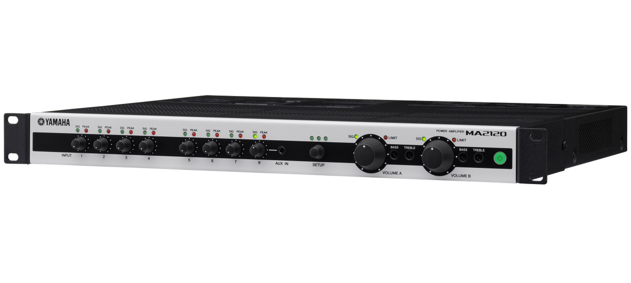 アンプ YAMAHA MA2120 power amplifier Yamaha MA2120 2 Channel Mixer Amplifier with DSP