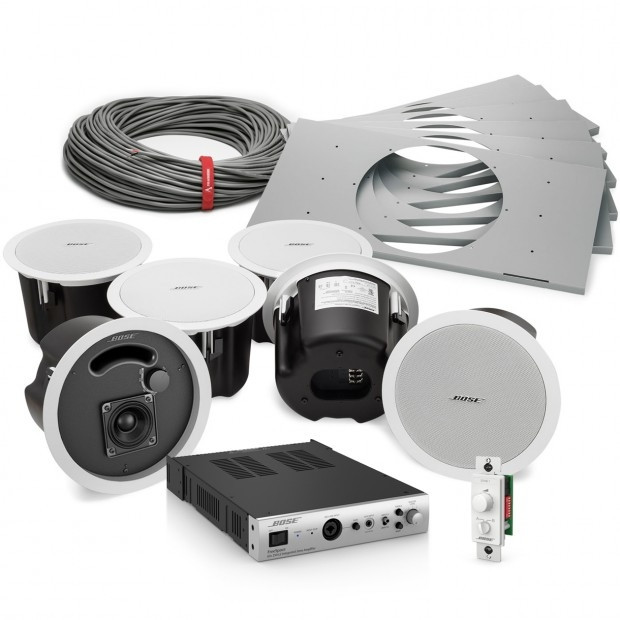 Bose Retail Store Sound System with 6 FreeSpace DS 16F In-Ceiling