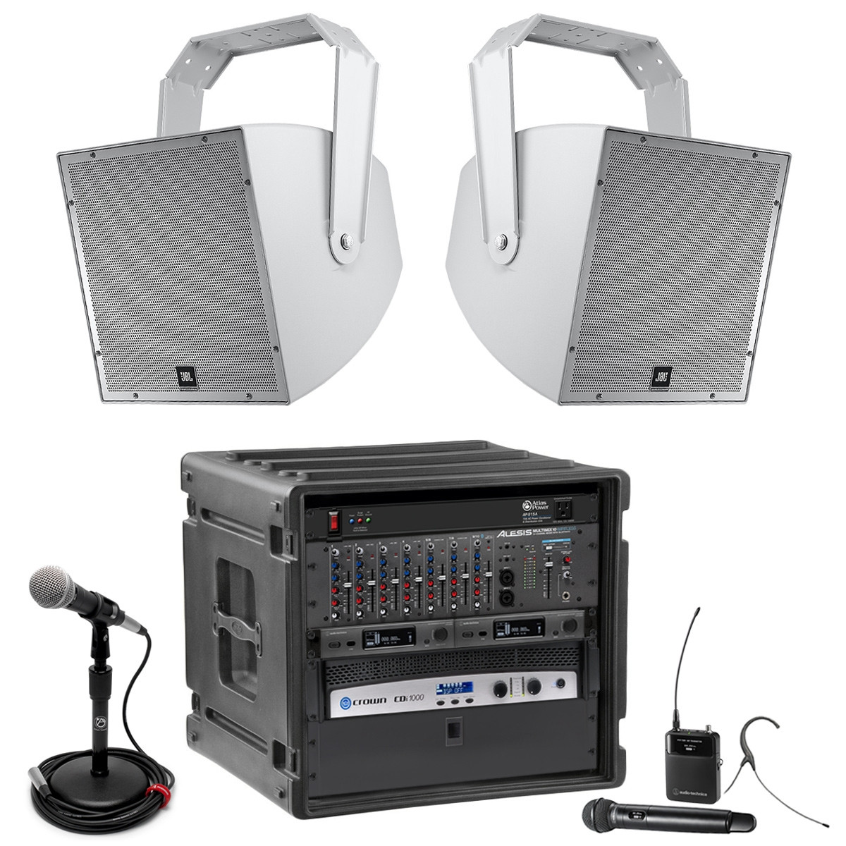 Stadium Sound System with 2 JBL All-Weather Stadium Loudspeakers