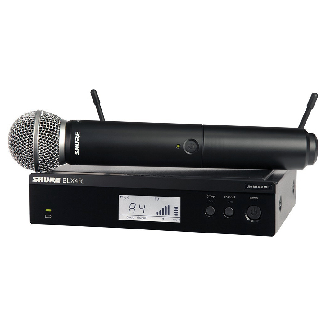Shure Multi-Channel Wireless Microphone Rack System with 8 BLX