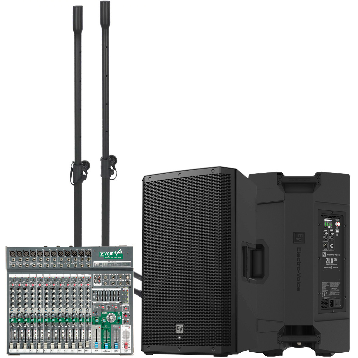 【中古】 Vol． 2－Electronic Techno ＆ Hou Va－BestOfNuGroove Church Sound System with 2 Electro-Voice ZLX-15P-G2 Bluetooth