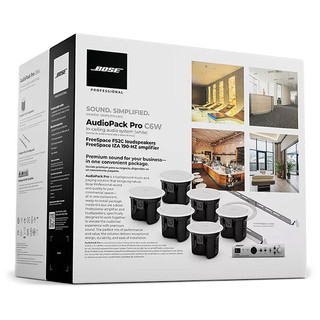 Bose AudioPack Pro C6 with 6 FreeSpace FS2C In-Ceiling Speakers
