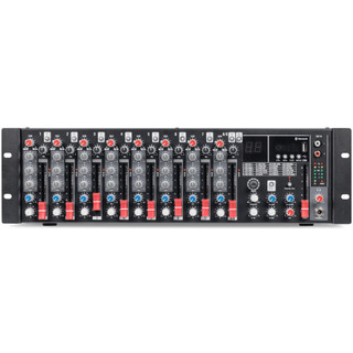 Pure Resonance Audio MX9 9 Channel Rack Mount Mixer with Bluetooth