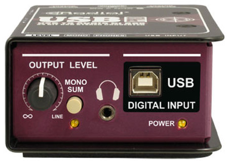 Radial Engineering USB-Pro Stereo USB Laptop DI