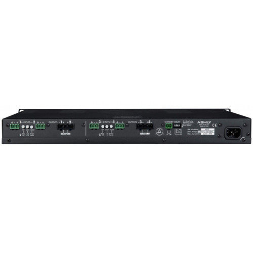 Ashly Audio SRA-4075 4-Channel Convection Cooled Power Amplifier 4 x 75W @ 4 Ohms
