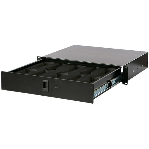 Gator GRW-DRWMIC10 2U 10 Microphone Drawer