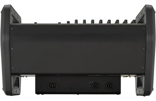 Back of Yamaha EMX7 Portable 12-Channel Powered Mixer