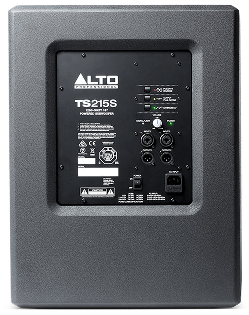 Alto TRUESONIC 2 TS215S 1250W 15" Powered Subwoofer (Discontinued)