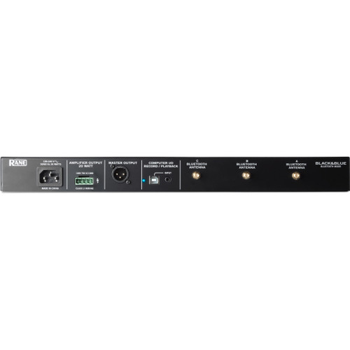 Rane Commercial Black & Blue Bluetooth-Enabled Mixer and Amplifier (Discontinued)