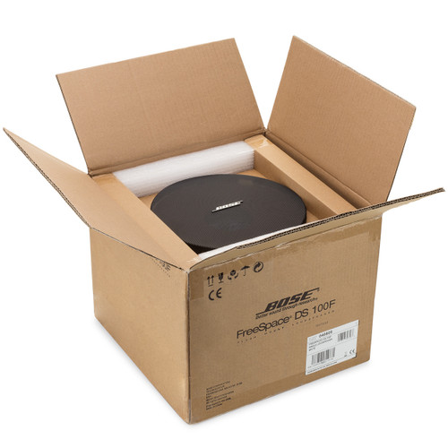 Bose Professional FreeSpace DS 100F 5.25" Flush Mount Ceiling Loudspeaker 8 Ohm 70/100 Volt Multi-tap Transformer 100 Watt (400W Peak) - Black (Discontinued)