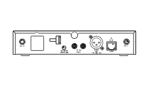 Sennheiser SL TS 133 GN SET DW SpeechLine Digital Wireless Gooseneck Microphone System
