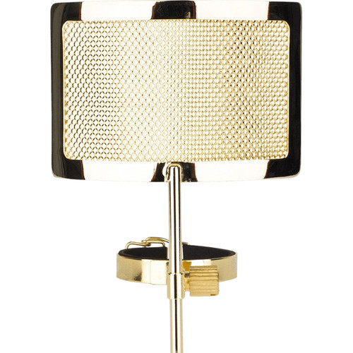 MXL PF005 G Gold Metal Mesh Pop Filter for MXL 67 and 69 Series Microphones