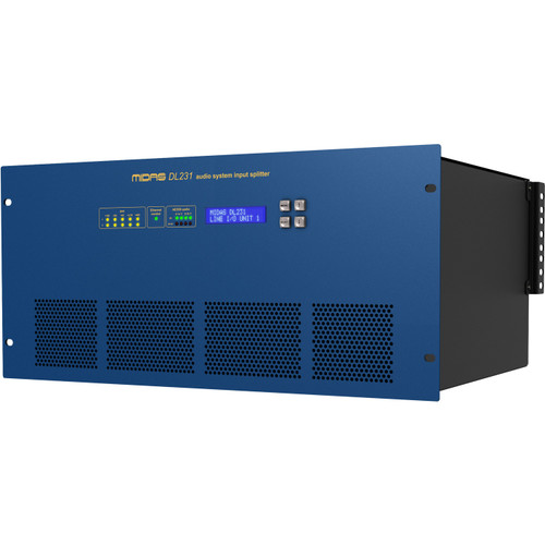 MIDAS DL231 24-Input 24-Output Active Microphone Splitter with Microphone Input Preamplifiers