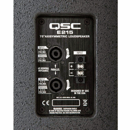 QSC E215 E Series Dual 15" 2-Way Passive Loudspeaker 1000 Watts (Discontinued)