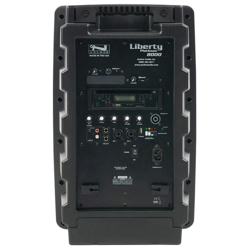 Anchor Audio LIB-DP Liberty Platinum Deluxe PA Package with Handheld Microphone (Discontinued)