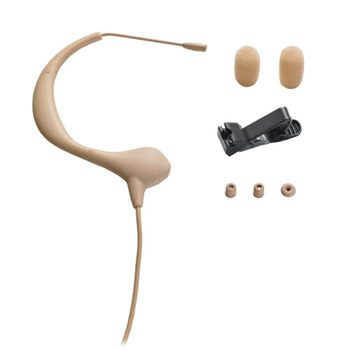 Audio-Technica BP893cH-TH MicroEarset Omnidirectional Condenser Headworn Microphone - Beige (Discontinued)