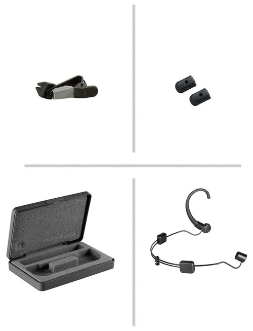 Audio-Technica BP894cH MicroSet Subminiature Cardioid Condenser Headworn Microphone - Black (Discontinued)