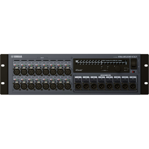 Yamaha Rio1608-D2 Dante-Ready I/O Rack (Discontinued)