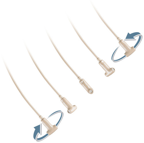 Audio-Technica BP894cH-TH MicroSet Subminiature Cardioid Condenser Headworn Microphone - Beige (Discontinued)