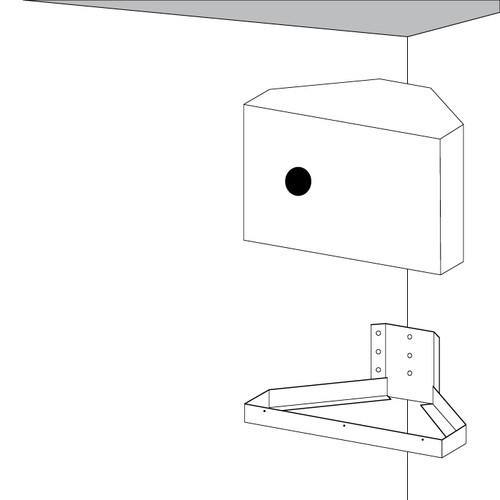 JBL MTC-SB2W Bracket for Installing Control SB-2 to Wall or Corner (Discontinued)