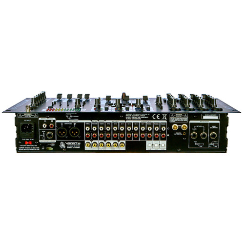 VocoPro KJ-7808 RV Professional Karaoke Mixer with DSP Key Control and Crossfader Video Toggle