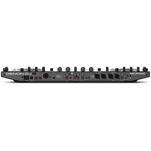 DJ Equipment Package with Peavey P2 Powered Line Array System and Denon DJ MC7000 4-Channel Controller with Built-in Digital Mixer (Discontinued Components)
