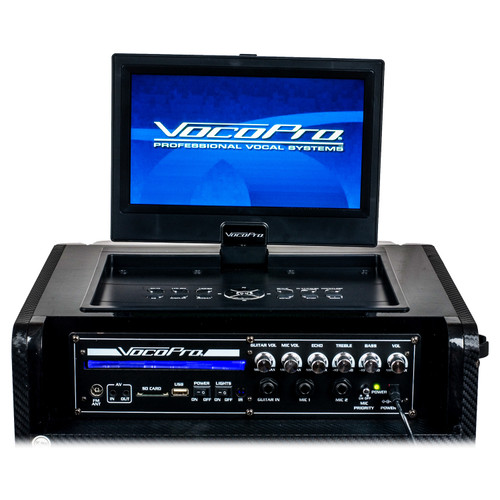 VocoPro Karaoke Rock-On-Roller DVD Karaoke System with 10" Display and Lightshow Speaker (Discontinued)