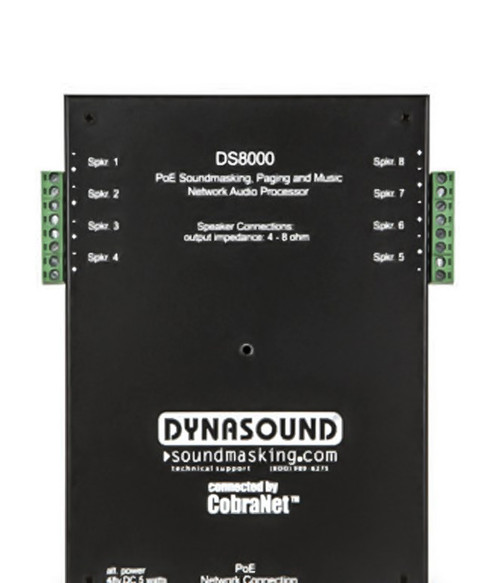 Dynasound DS8000 Networked Sound Masking Speaker Controller (Discontinued)