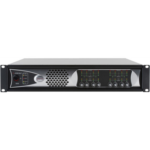 Ashly Audio Pema 8250.70 8-Channel Power Amplifier 8 x 250W @ 70V with Protea DSP
