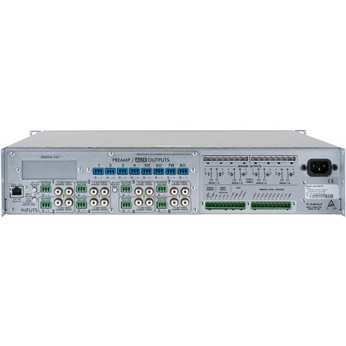 Ashly Audio Pema 8250.70 8-Channel Power Amplifier 8 x 250W @ 70V with Protea DSP