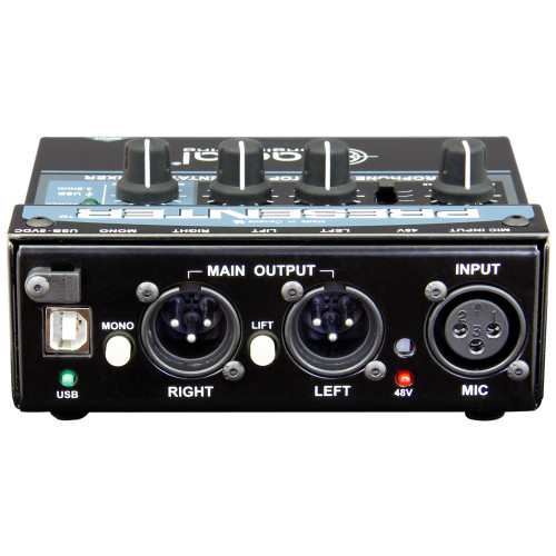 Radial Engineering Presenter Compact Audio Presentation Mixer