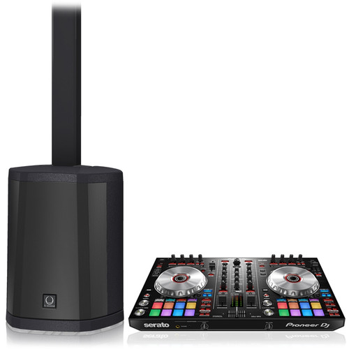 DJ Equipment Package with Turbosound iNSPIRE iP500 Powered Column Loudspeaker System and Pioneer DDJ-SR2 Controller