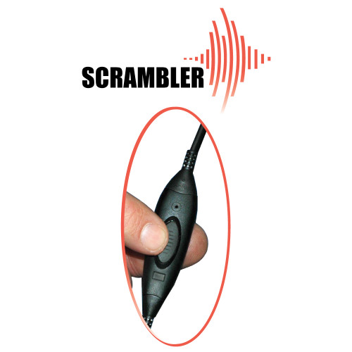 Eartec Ultra Single Heavy Duty Headset with Inline PTT for Scrambler UHF SC-1000 Radios (Discontinued)