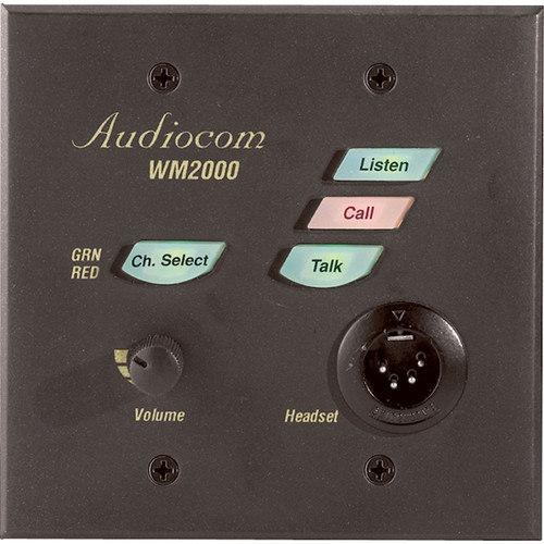 Telex WM-2000 Dual-Channel Wall Mount Intercom System (Discontinued)