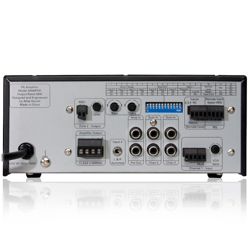AtlasIED EZSYS-BGM-CPHD Complete Business Music and Paging System for Ceiling Tile Applications
