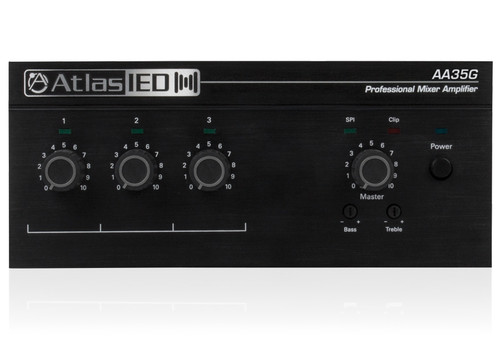 AtlasIED EZSYS-BGM-C Complete Business Music and Paging System for Ceiling Tile Applications