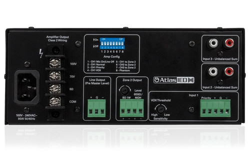AtlasIED EZSYS-BGM-C Complete Business Music and Paging System for Ceiling Tile Applications