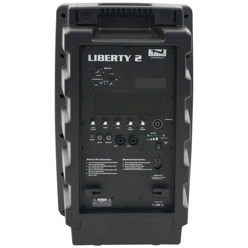 Portable Stadium Sound System with Wireless Microphone, Bluetooth and 117 dB Output for Crowds of up to 1,500 (Discontinued Components)