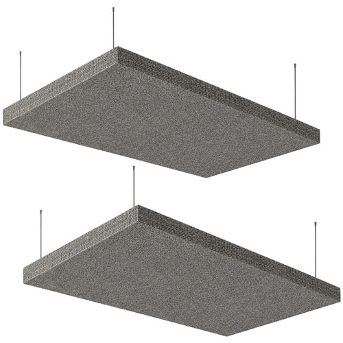 Primacoustic Nimbus Studio Cloud 24" x 48" x 2" Acoustic Ceiling Panels - Gray (2-Pack)