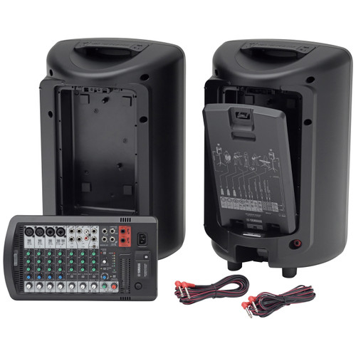 Portable Church Sound System with Yamaha Bluetooth PA System with Stands and Portable Cases